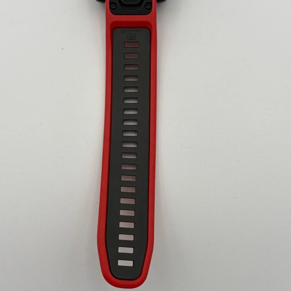 Garmin FENIX 7 Solar 51mm GPS Smartwatch - Black Red Band